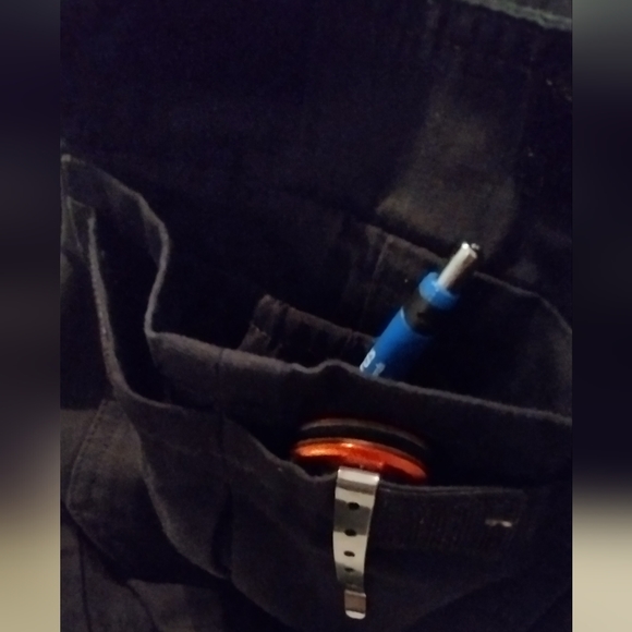 Men's 'The Force' tactical pants Navy 36 waist approx 30 length - Picture 8 of 9